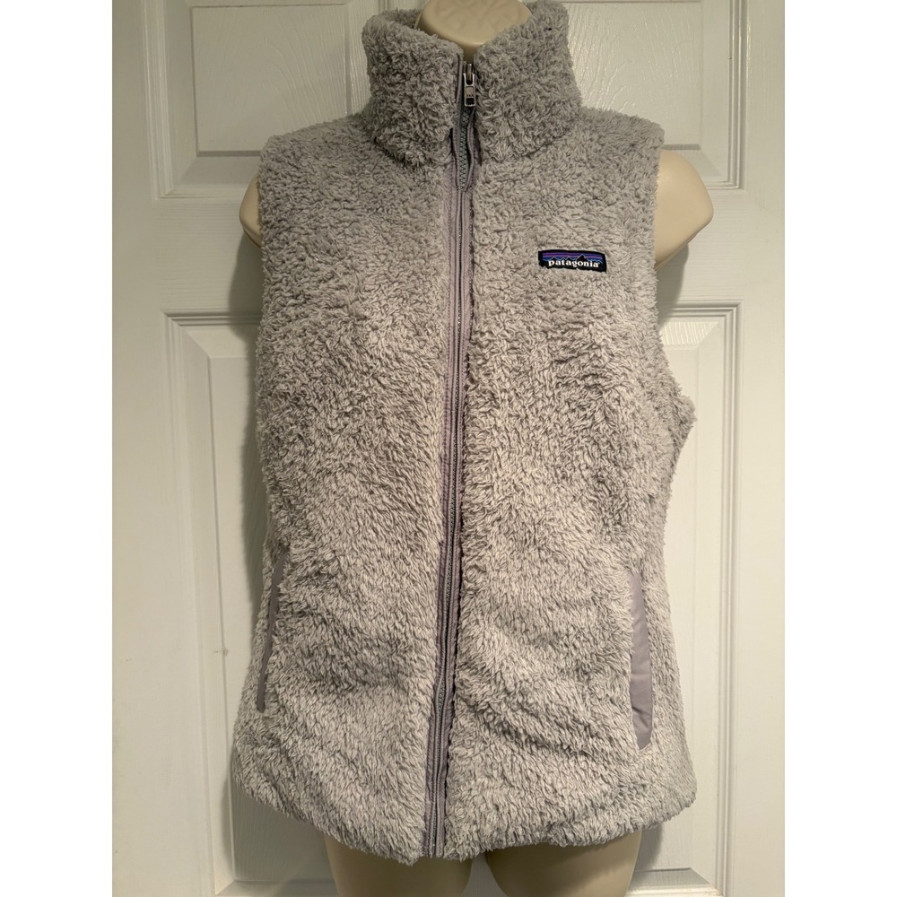 Patagonia Los Gatos Fleece Vest Drift Grey DFTG 25216 Medium Womens